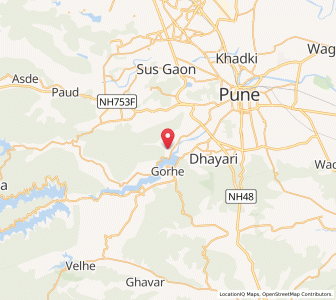 Map of Divada, Maharashtra