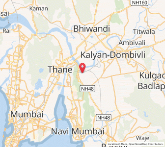 Map of Dive, Maharashtra