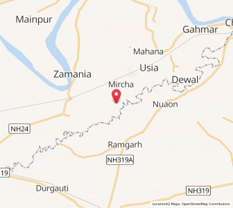 Map of Diwaitha, Bihar
