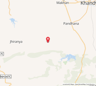Map of Diwal, Madhya Pradesh