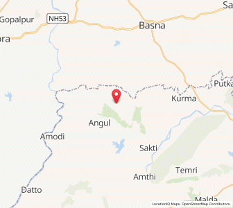 Map of Diwanpali, Chhattisgarh