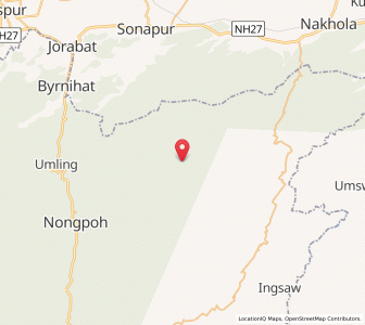 Map of Diwon, Meghalaya