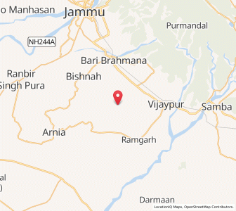 Map of Doal, Kashmir