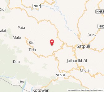 Map of Dobar, Uttarakhand