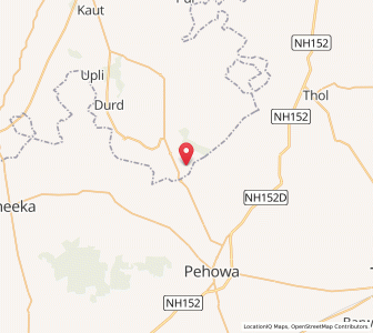 Map of Dodhpur, Punjab
