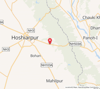 Map of Dodomara, Punjab