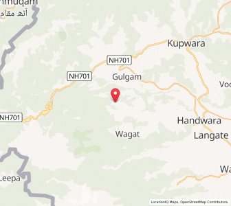 Map of Dogarpur, Kashmir