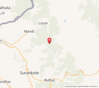 Map of Dohagali, Kashmir