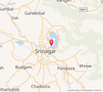 Map of Doladem, Kashmir