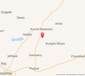Map of Dolandi, Rajasthan