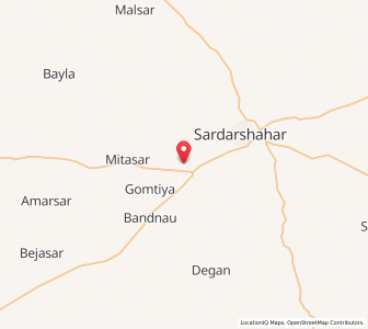 Map of Dolaniya Bas, Rajasthan