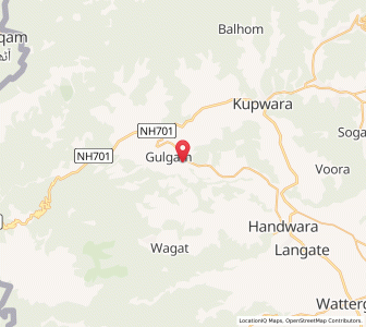 Map of Dolipura, Kashmir