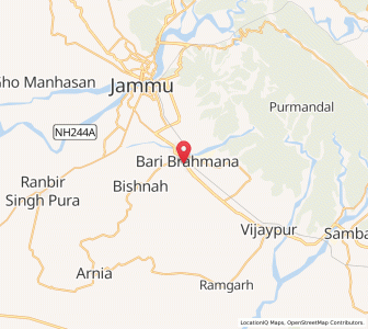 Map of Doliyan, Kashmir
