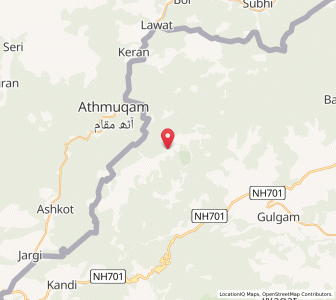 Map of Domari, Kashmir