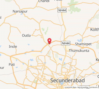 Map of Dommarapochampalli, Andhra Pradesh
