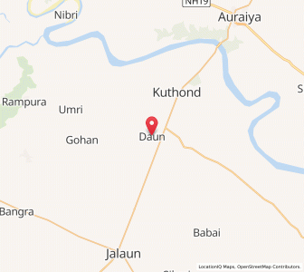 Map of Don, Uttar Pradesh