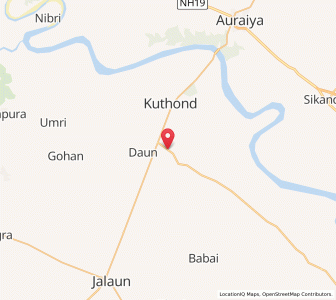Map of Donapur, Uttar Pradesh