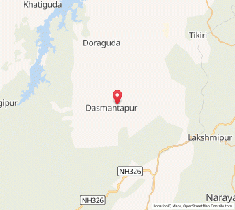Map of Dosamantapur, Odisha