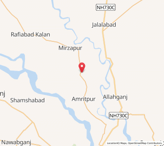 Map of Dostpur Nagar, Uttar Pradesh