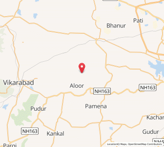 Map of Duddagh, Andhra Pradesh
