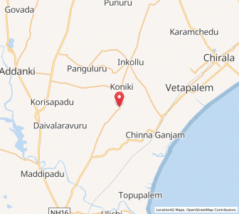 Map of Duddukuru, Andhra Pradesh