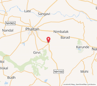 Map of Dudhabhawi, Maharashtra