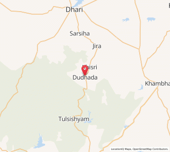 Map of Dudhala, Gujarat