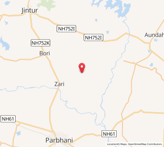 Map of Dudhgaon, Maharashtra