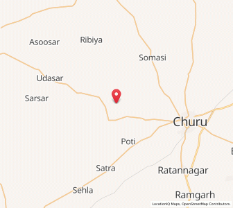 Map of Dudhwa, Rajasthan