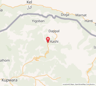 Map of Dudi, Kashmir
