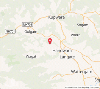 Map of Dudipur, Kashmir