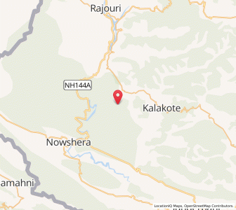 Map of Dudoch, Kashmir