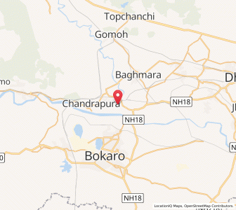 Map of Dugda, Jharkhand