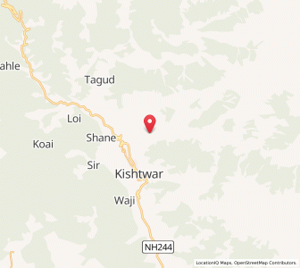 Map of Dul, Kashmir