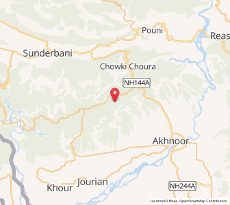 Map of Dula da Pail, Kashmir