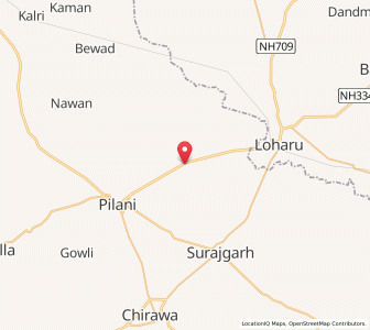 Map of Dulaniya, Rajasthan