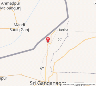 Map of Dullapur Kheri, Rajasthan