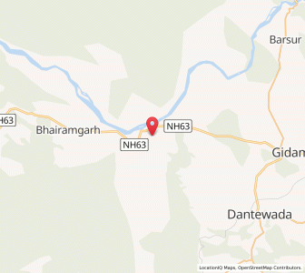 Map of Duman Nadi, Chhattisgarh