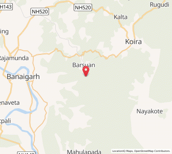 Map of Dumaro, Odisha
