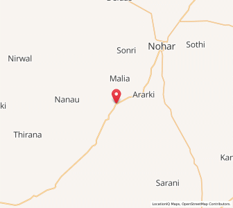 Map of Dumasar, Rajasthan
