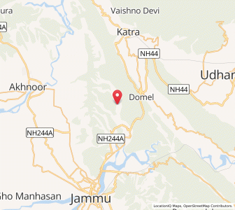 Map of Dumhuni, Kashmir