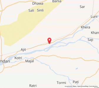 Map of Dundara, Rajasthan