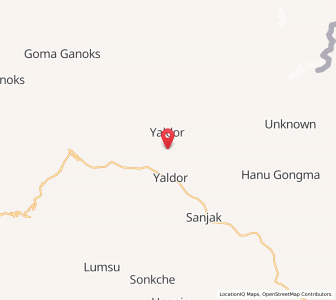 Map of Dundur, Kashmir