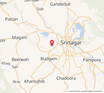 Map of Dundus, Kashmir