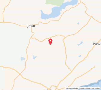 Map of Dungarpur, Gujarat