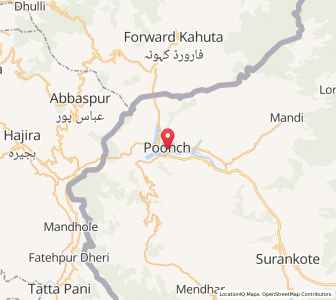 Map of Dungas, Kashmir