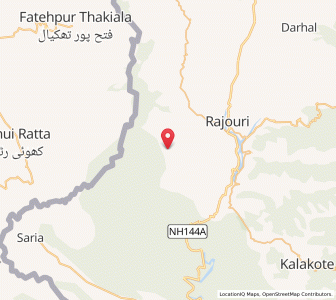 Map of Dungi Brahiranan, Kashmir