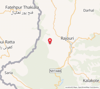 Map of Dungi Manialan, Kashmir