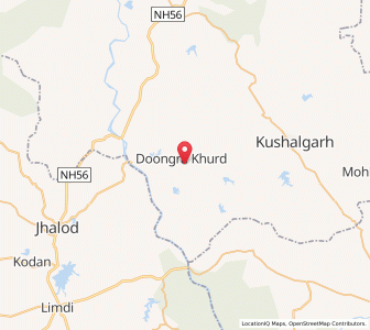 Map of Dungra Chhota, Rajasthan