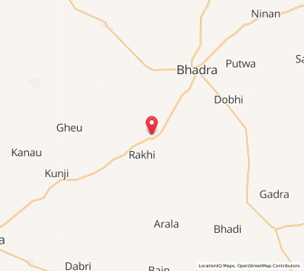 Map of Dungrana, Rajasthan